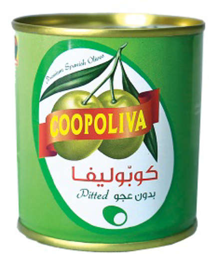 Picture of COOPOLIVA PITTED GREEN OLIVES 70GM